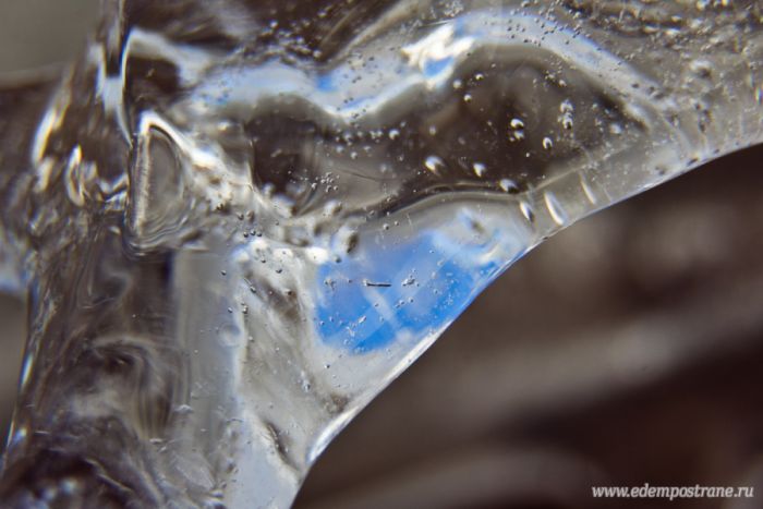 кристаллизация воды, сосульки, замерзание воды, красивые сосульки